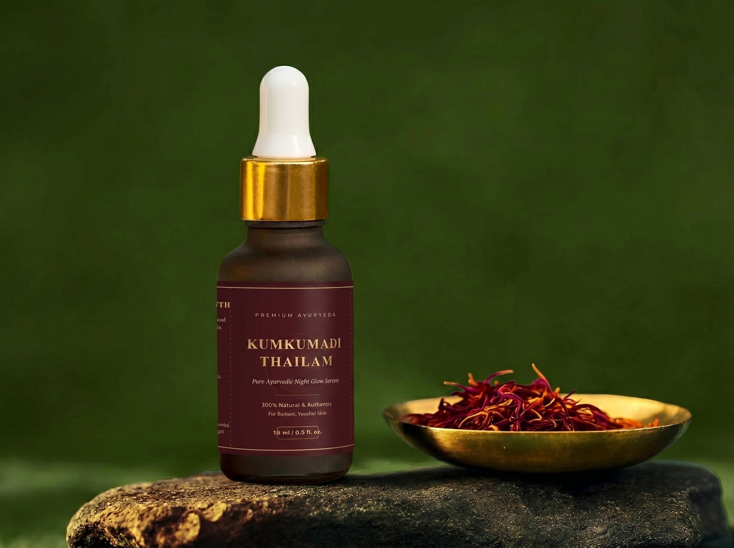 Glow Combo — Kumkumadi Tailam + Vembalam Pattai Lip Balm